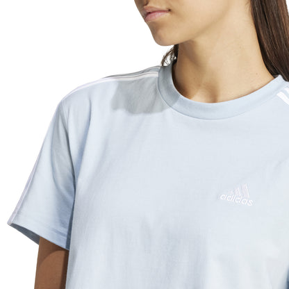 T-shirts de Algodão Adidas 3-Stripes Essentials