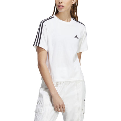 T-shirts de Algodão Adidas 3-Stripes Essentials