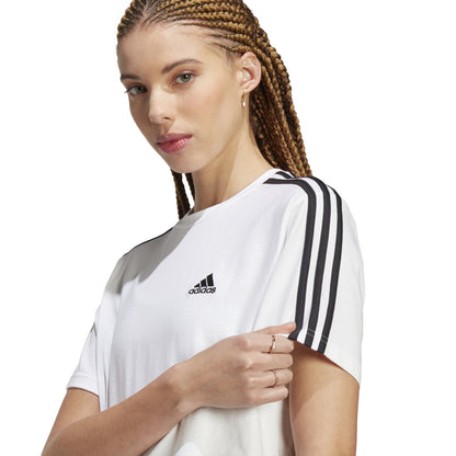 T-shirts de Algodão Adidas 3-Stripes Essentials