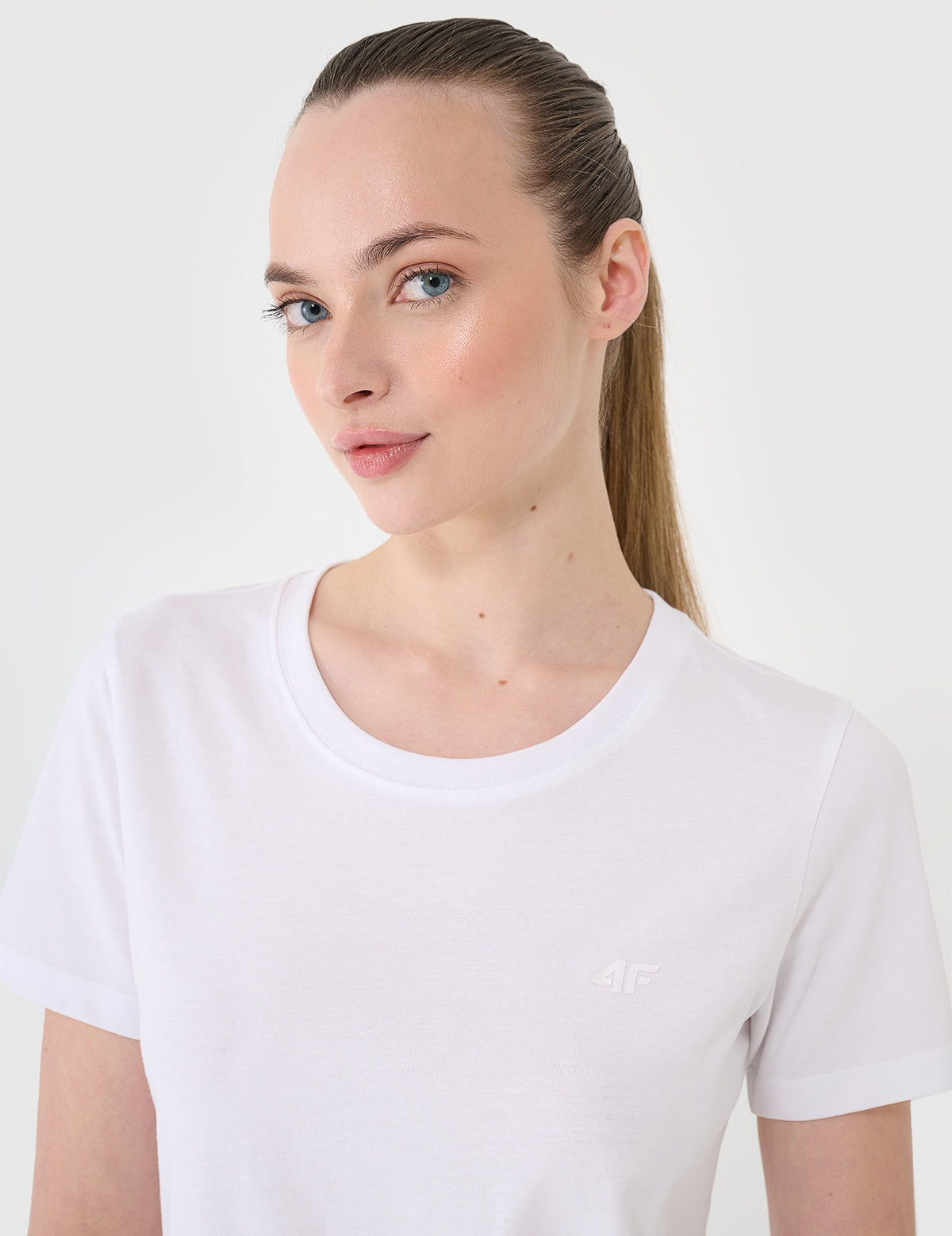 T-shirts de Algodão Básicas Mulher 4F