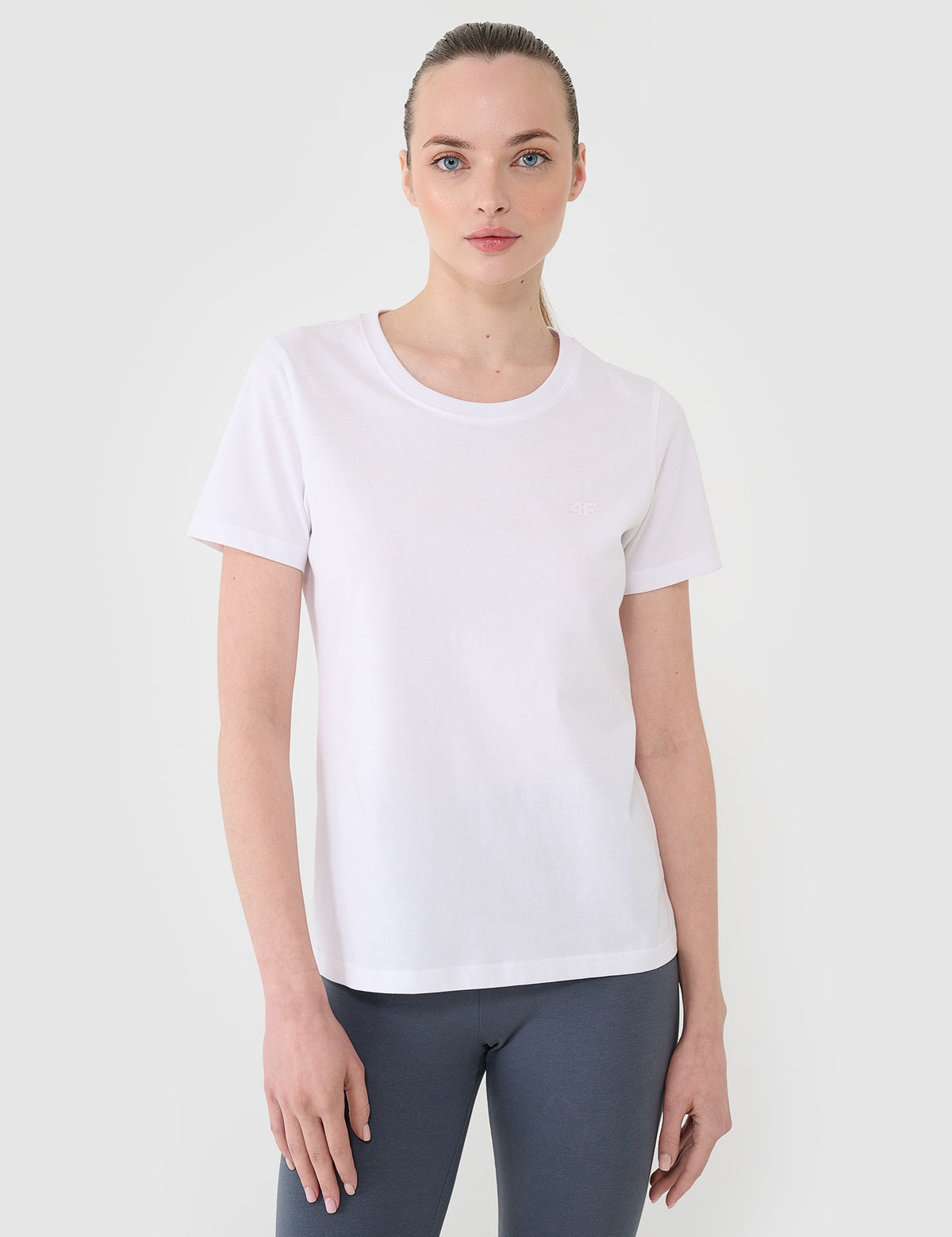 T-shirts de Algodão Básicas Mulher 4F