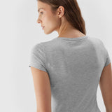 T-shirt Mulher Básica de Algodão 4F